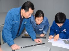 公司舉辦色差、色棋測試